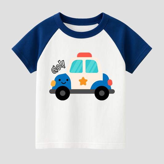Go Go Rescue Kids Short Sleeve T-Shirt Kia & Kel