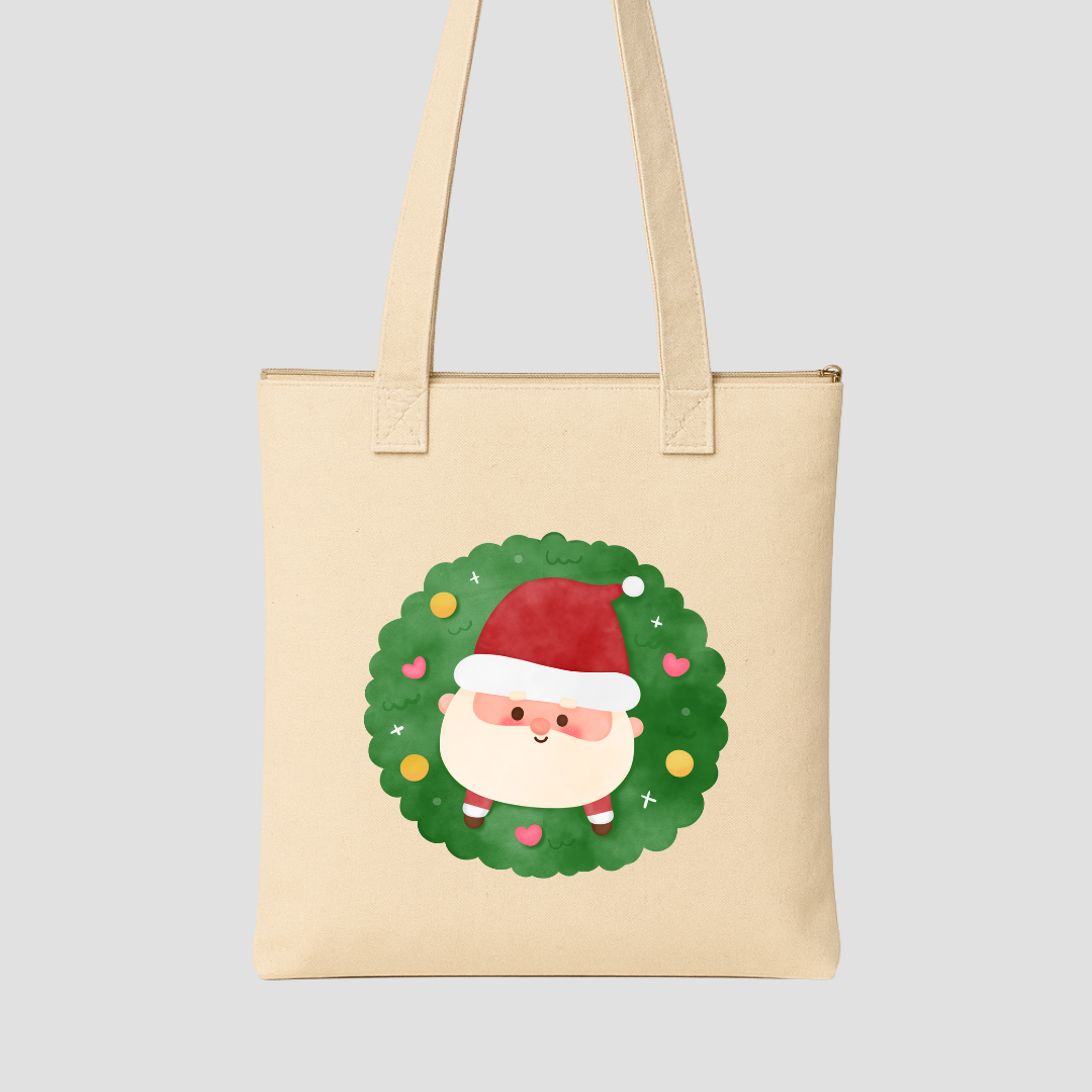 Merry & Cozy Tote Bags (15.5 × 13.5 inches) & (15 × 18 inches)