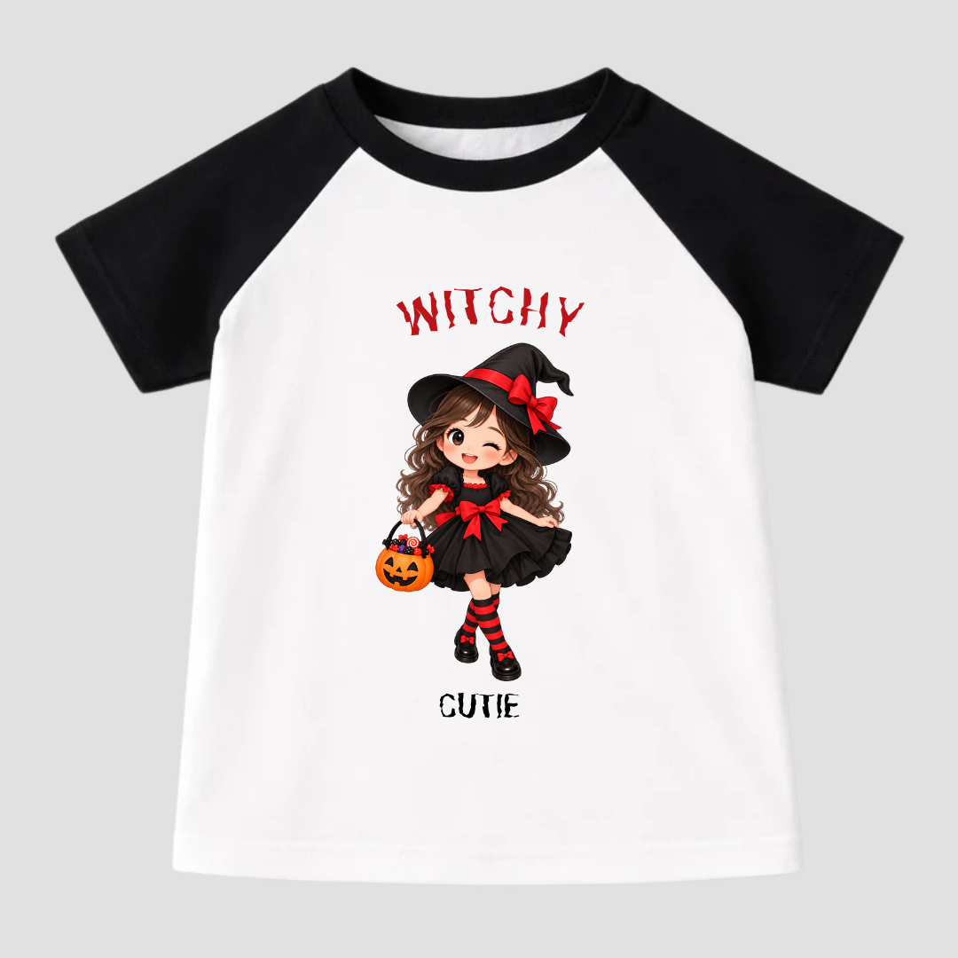 Witchy Cutie Kids Short Sleeve T-Shirt