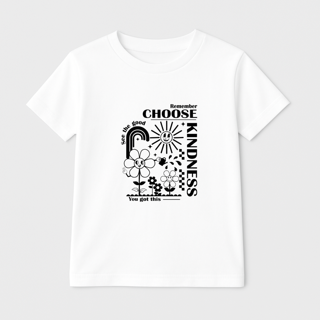 Choose Kindness Kids Short Sleeve T-Shirt Kia & Kel