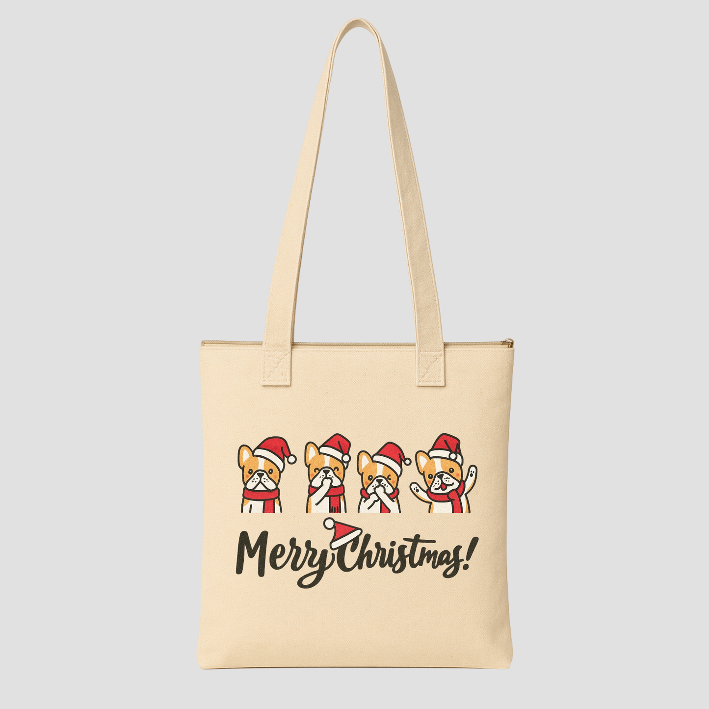 Merry & Cozy Tote Bags (15.5 × 13.5 inches) & (15 × 18 inches)