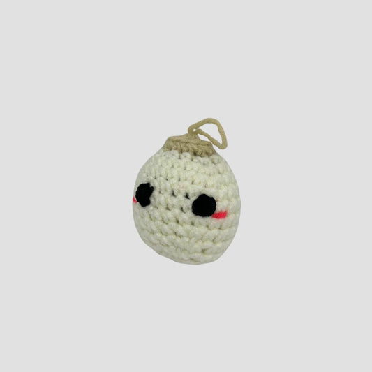 White Bauble by Moshi Crochet – 2.5 inches