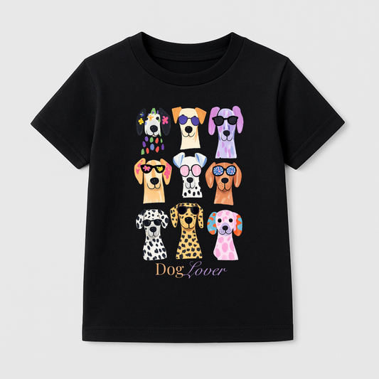 Dog Lover Kids Short Sleeve T-Shirt