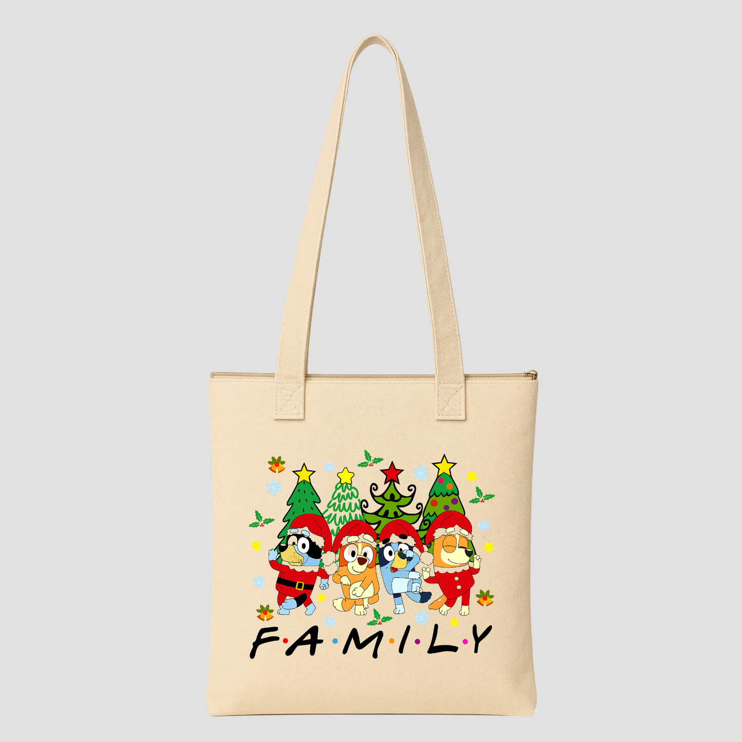 Merry & Cozy Tote Bags (15.5 × 13.5 inches) & (15 × 18 inches)