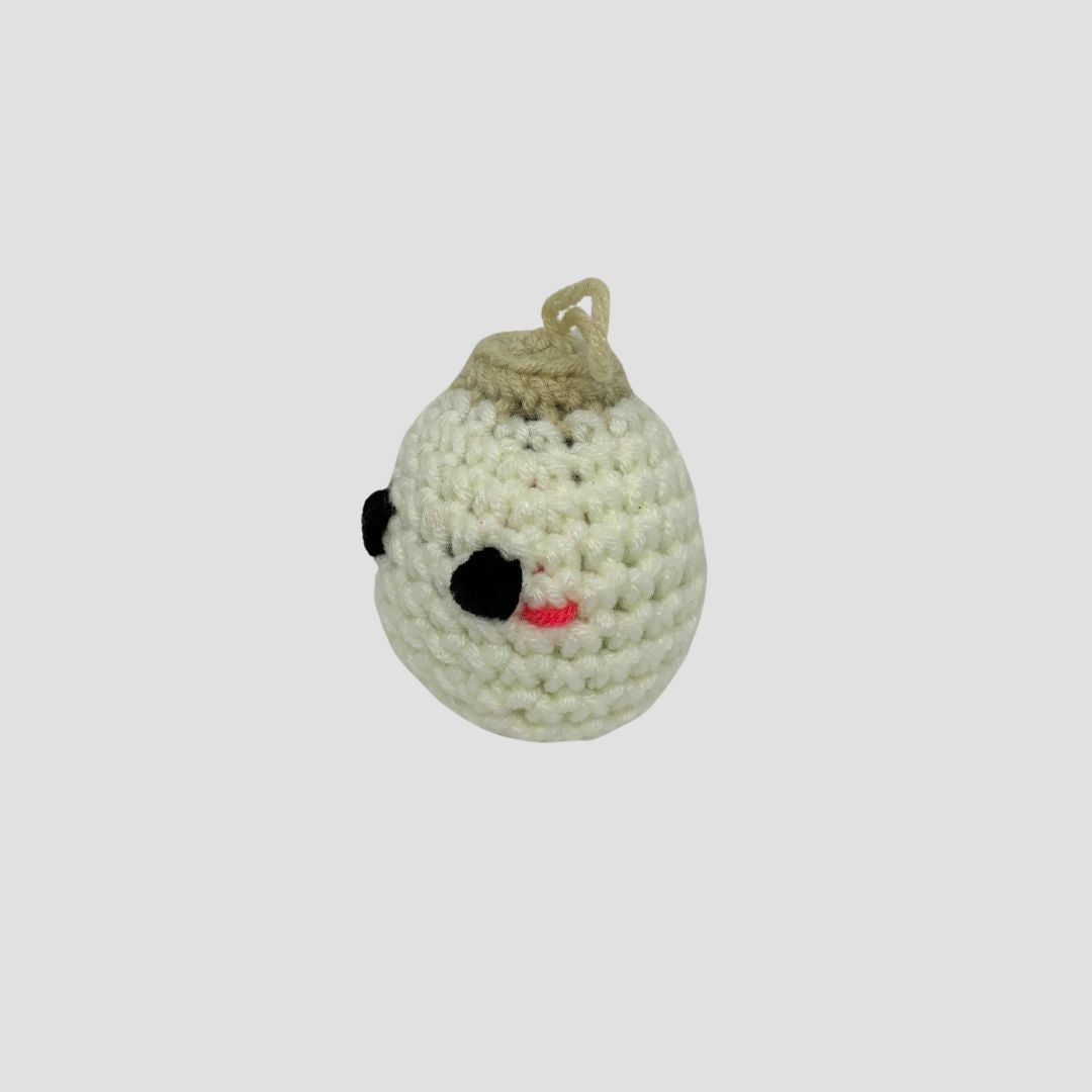 White Bauble by Moshi Crochet – 2.5 inches