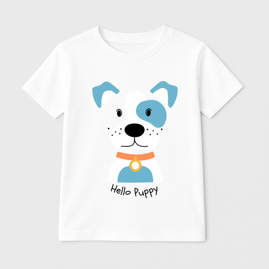 Hello Puppy Kids Short Sleeve T-Shirt