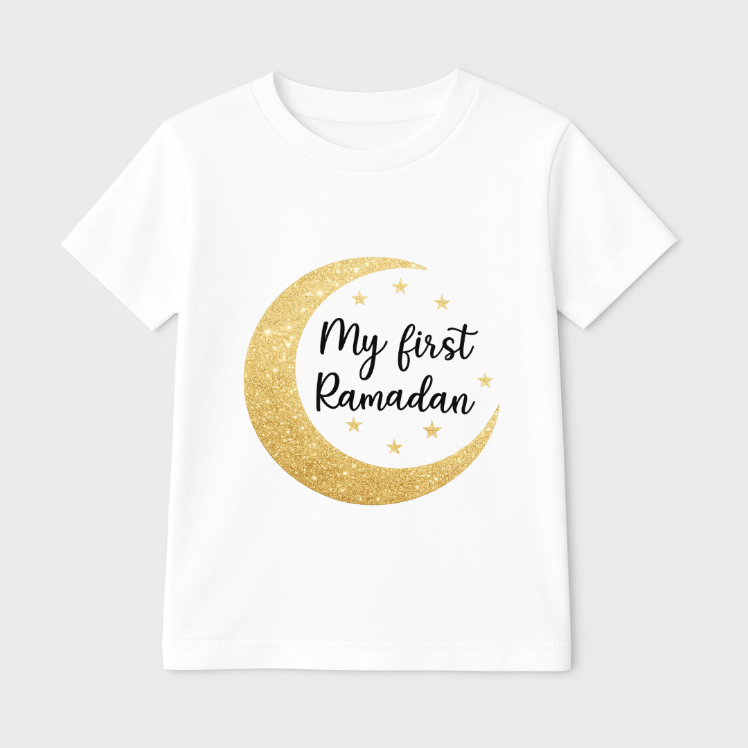 First Ramadan Spark Kids Short Sleeve T-Shirt
