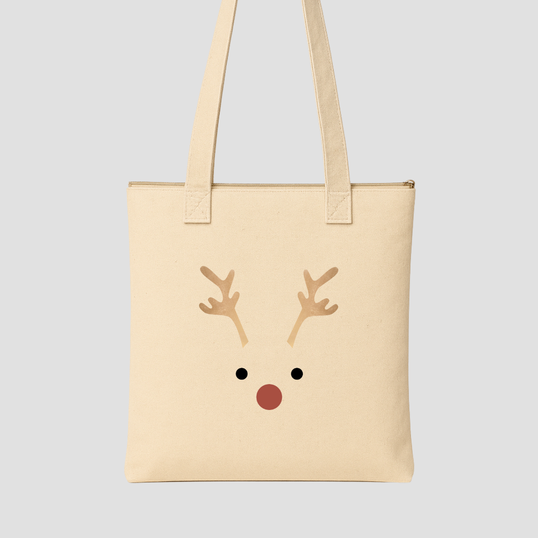 Merry & Cozy Tote Bags (15.5 × 13.5 inches) & (15 × 18 inches)