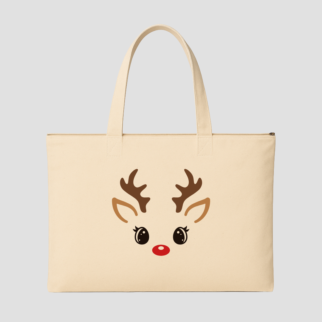 Merry & Cozy Tote Bags (15.5 × 13.5 inches) & (15 × 18 inches)