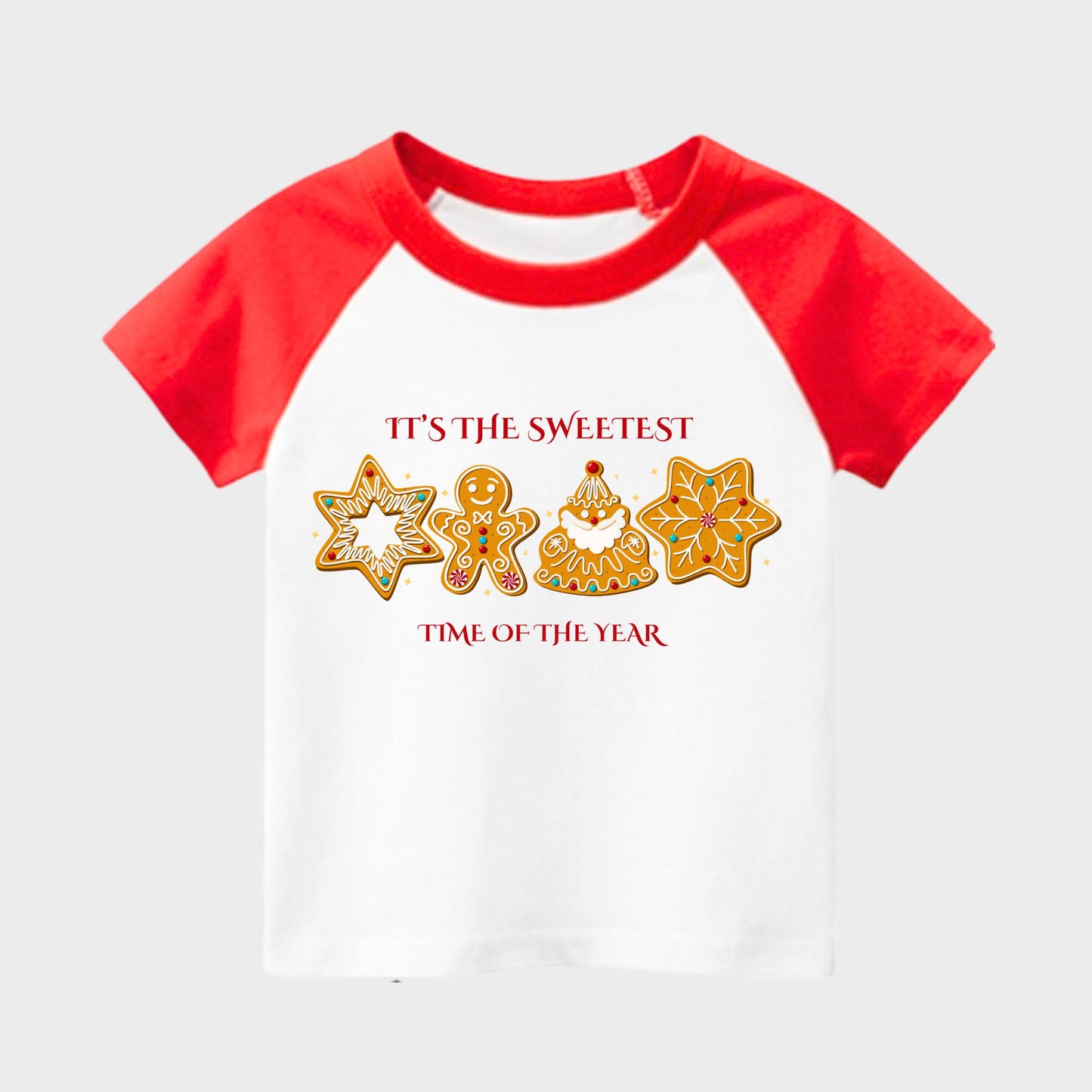 Christmas Red Ragalan Kids T-shirts