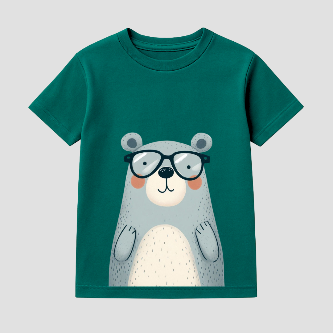 Smartie Bear Kids Short Sleeve T-Shirt Kia & Kel