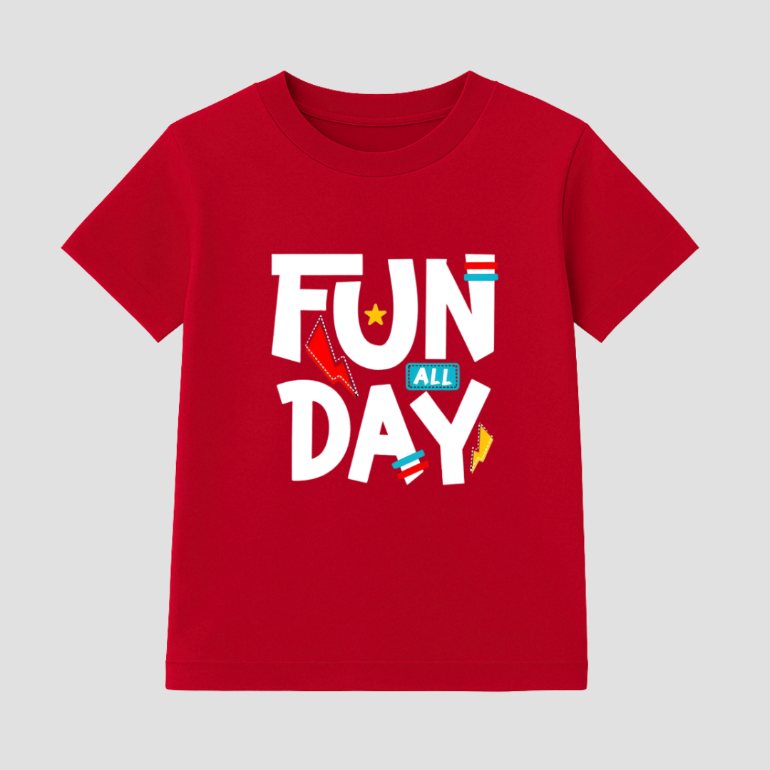 Fun All Day Kids Short Sleeve T-Shirt Kia & Kel