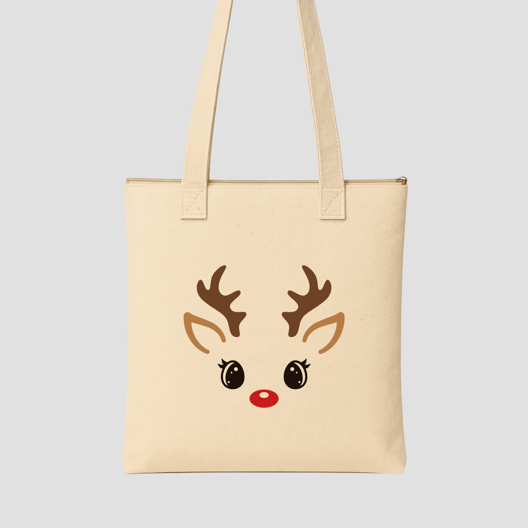 Merry & Cozy Tote Bags (15.5 × 13.5 inches) & (15 × 18 inches)
