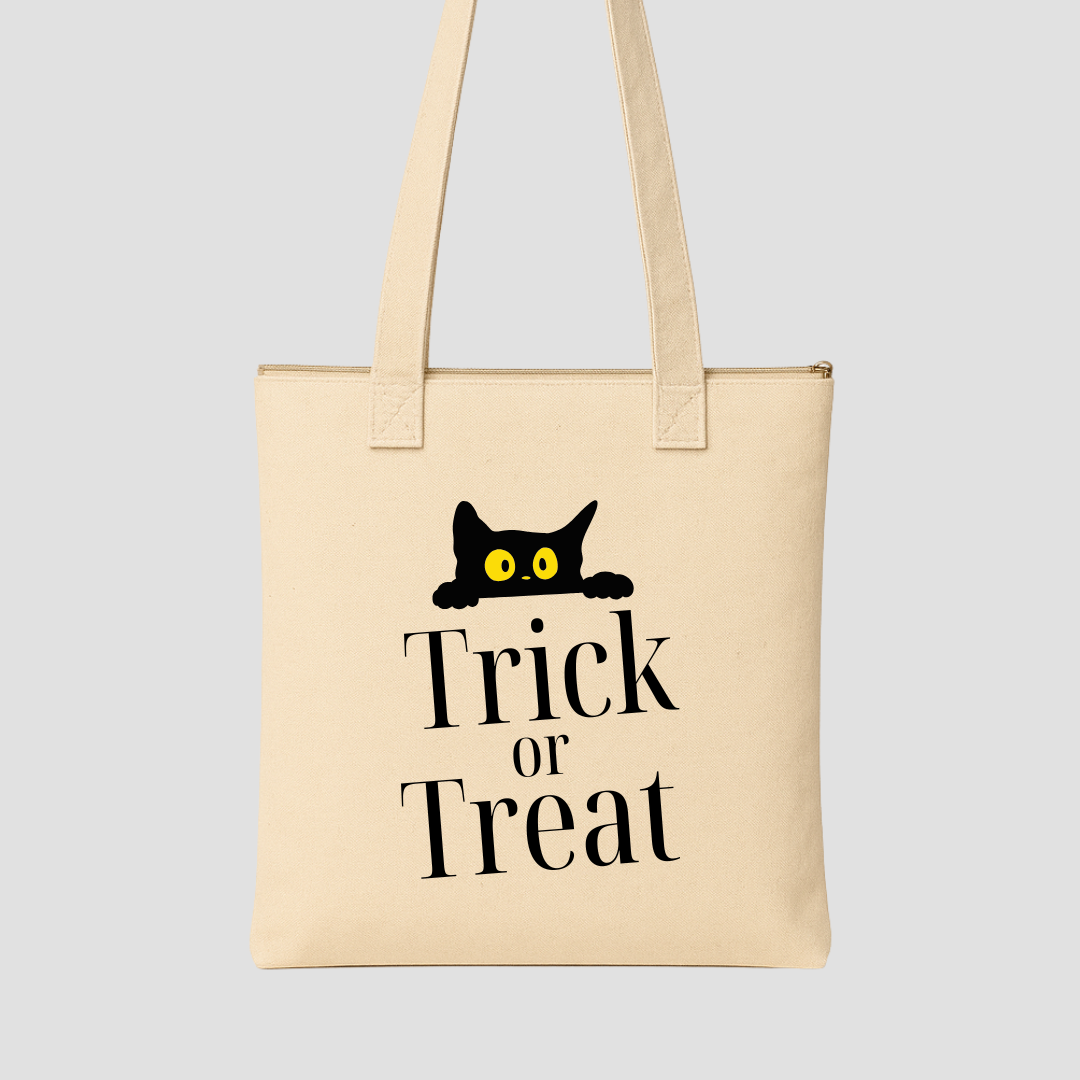 Trick or Treat Tote Bags (15.5 × 13.5 inches)