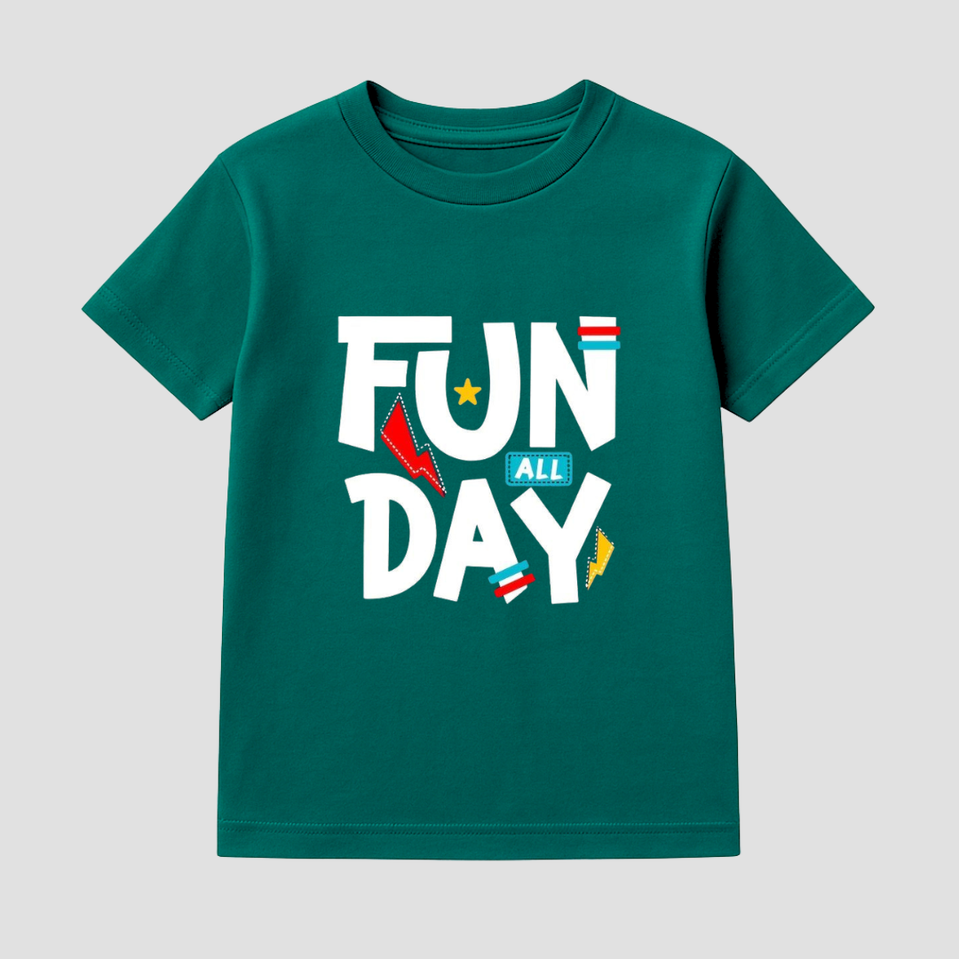 Fun All Day Kids Short Sleeve T-Shirt Kia & Kel