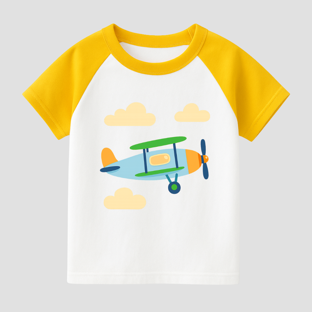Sky Zoom Kids Short Sleeve T-Shirt Kia & Kel