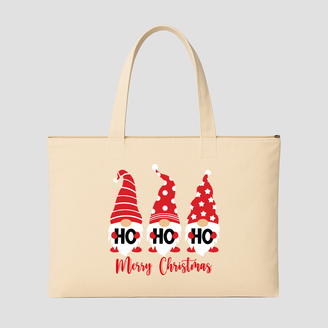 Merry & Cozy Tote Bags (15.5 × 13.5 inches) & (15 × 18 inches)