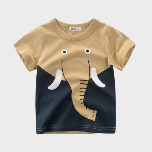 Urban Zoo Elephant Kids Short Sleeve T-Shirt