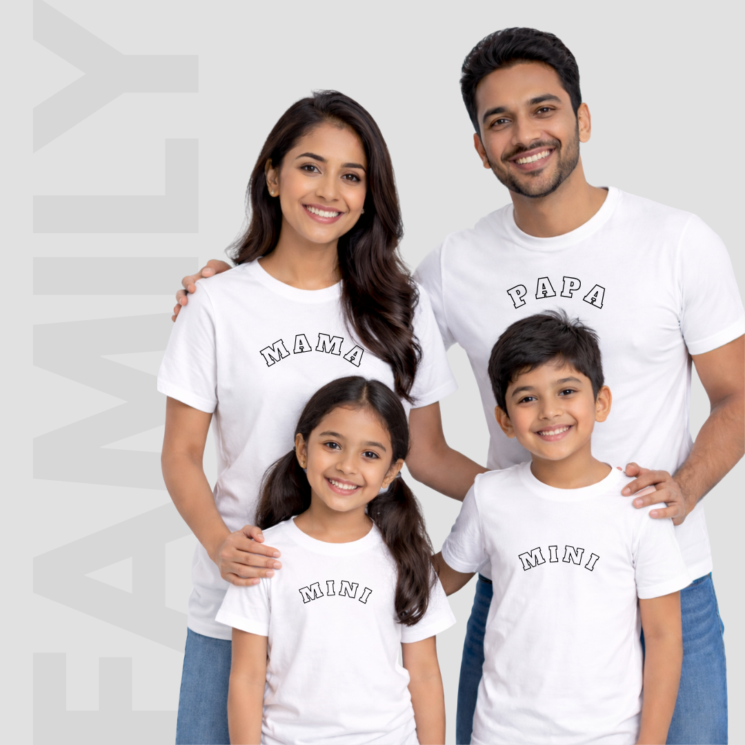 Mama Papa Mini Family Tees