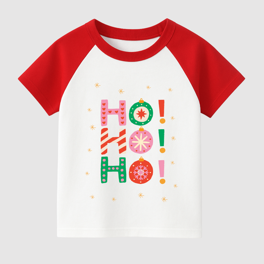 Ho Ho Ho Kids Short Sleeve T-Shirt