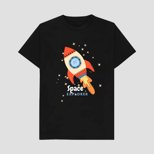 Space Explorer Kids Short Sleeve T-Shirt - Kia & Kel