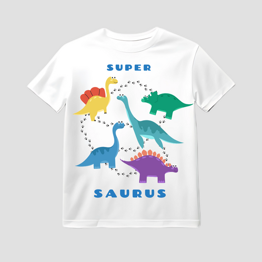 Super Saurus Kids Short Sleeve T-Shirt