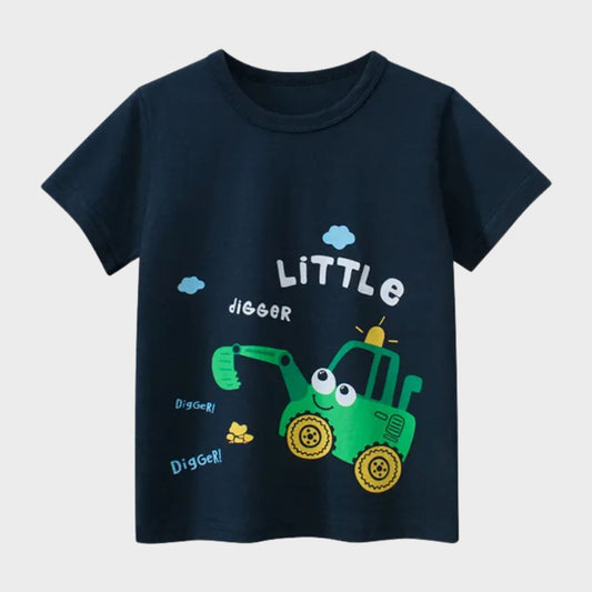 Little Digger Kids Short Sleeve T-Shirt