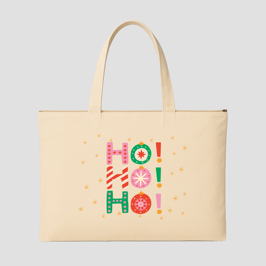 Merry & Cozy Tote Bags (15.5 × 13.5 inches) & (15 × 18 inches)