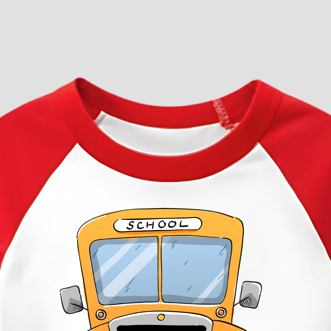 Wheels on the Bus Kids Short Sleeve T-Shirt