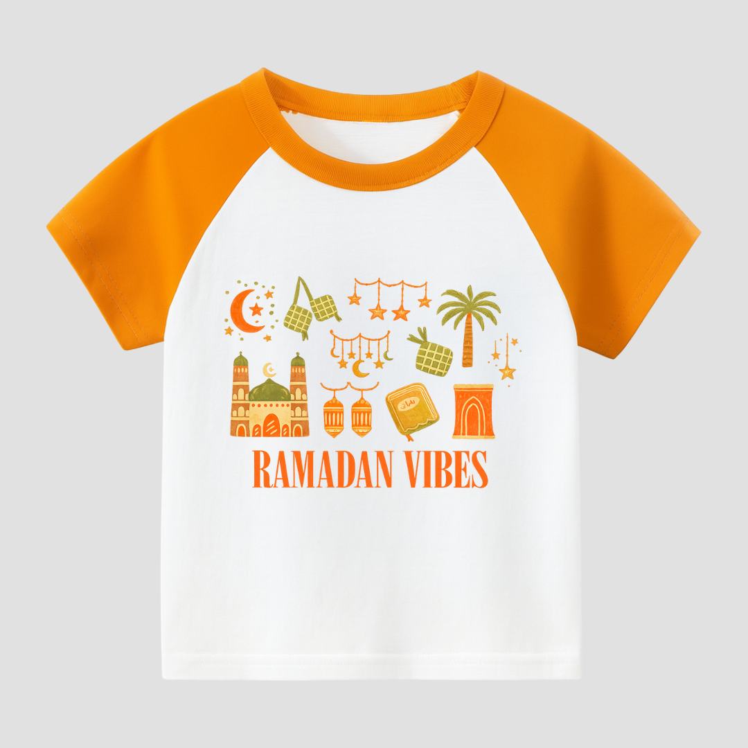 Ramadan Vibes Kids Short Sleeve T-Shirt
