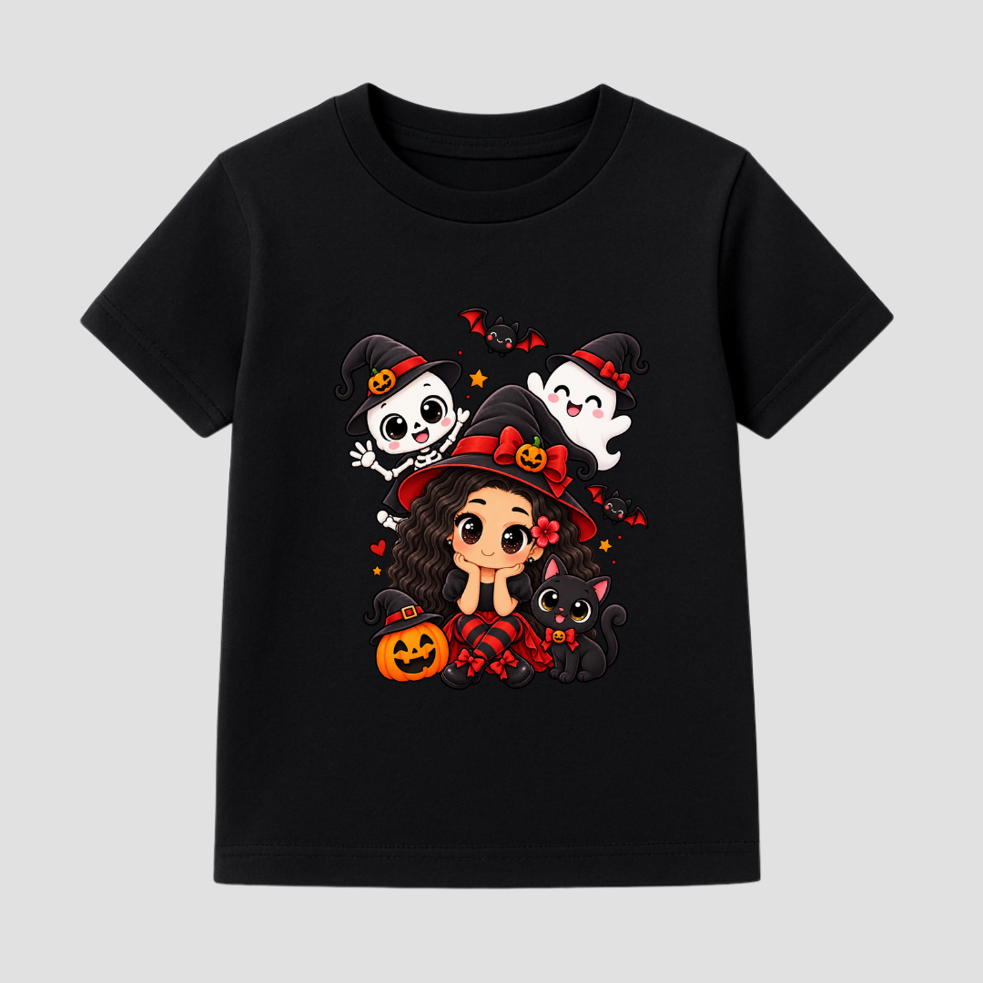 Boo & Bows Kids Short Sleeve T-Shirt