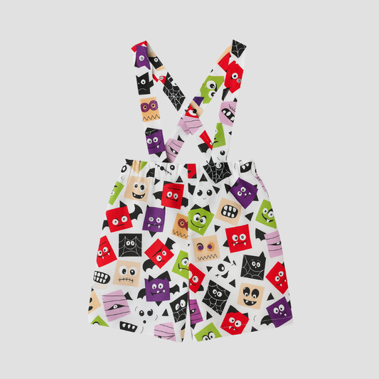Monster Squad Suspender Shorts