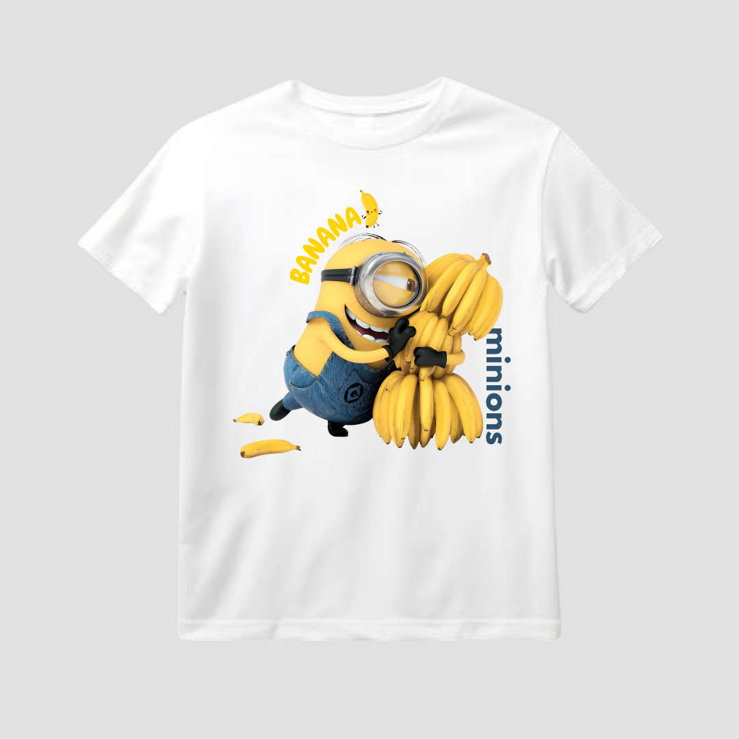 Banana Minion Kids Short Sleeve T-Shirt Kia & Kel