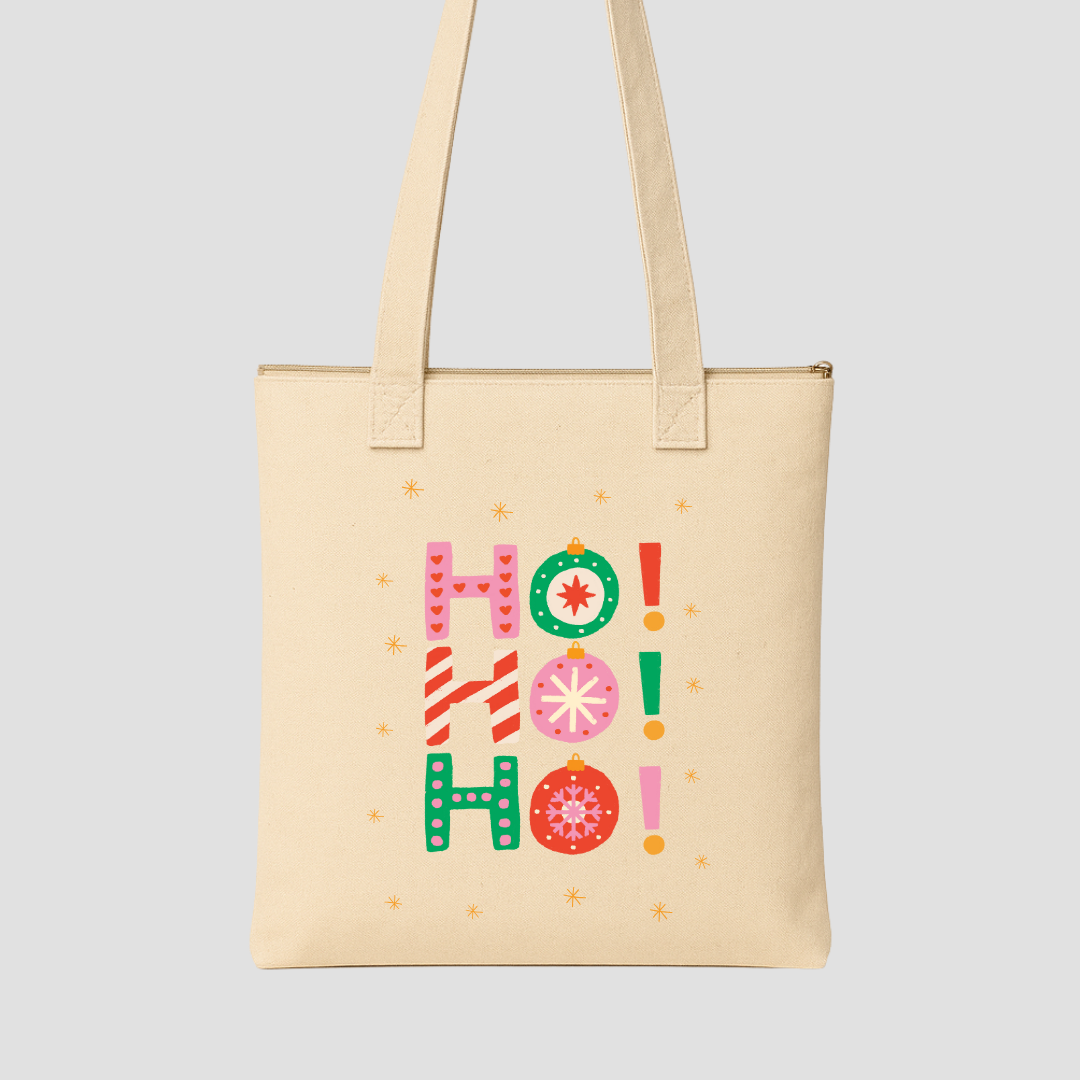 Merry & Cozy Tote Bags (15.5 × 13.5 inches) & (15 × 18 inches)