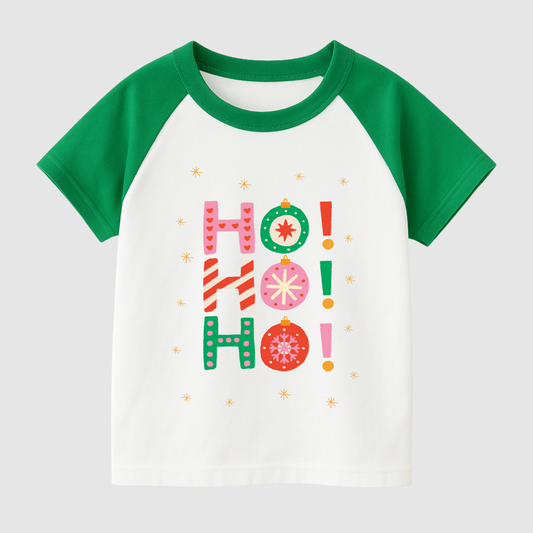 Ho Ho Ho Kids Short Sleeve T-Shirt