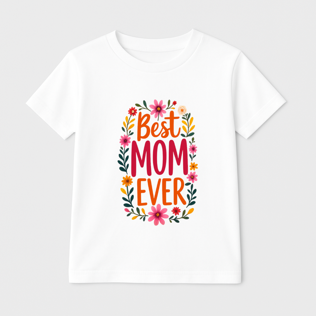 Best Mom Ever Kids Short Sleeve T-Shirt Kia & Kel