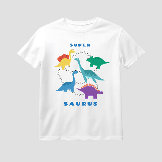 Super Saurus Kids Short Sleeve T-Shirt
