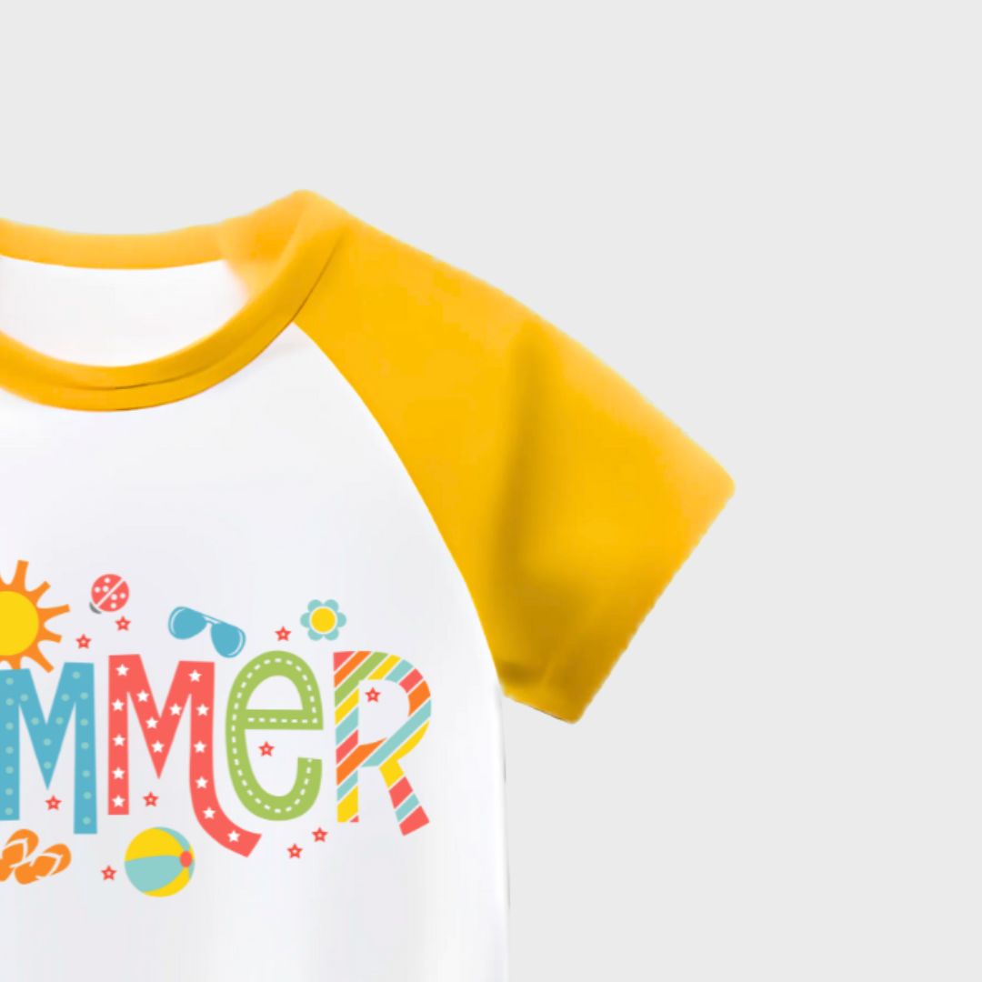 Summer Vibes Kids Short Sleeve T-Shirt