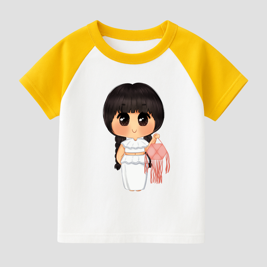 Princess Peace Glow Kids Short Sleeve T-Shirt