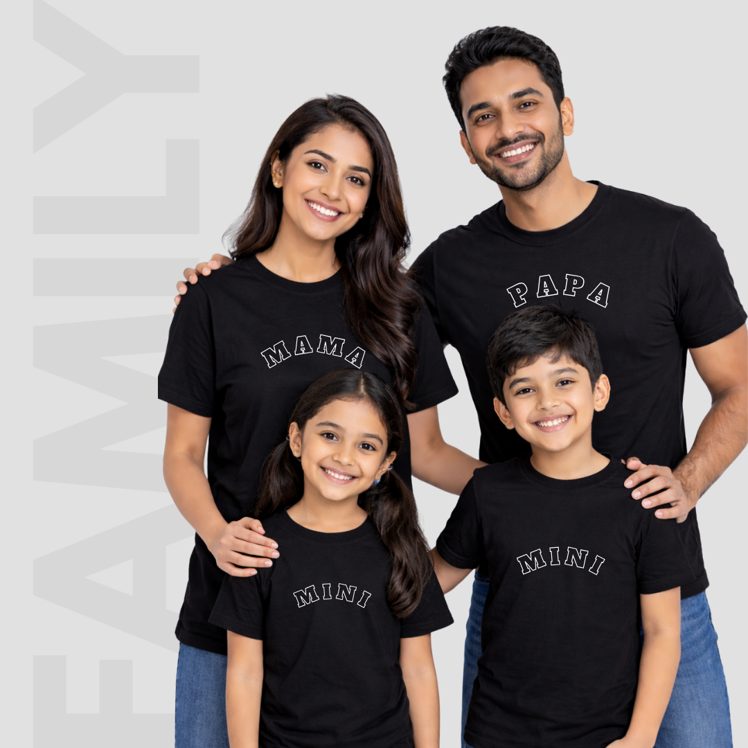 Mama Papa Mini Family Tees