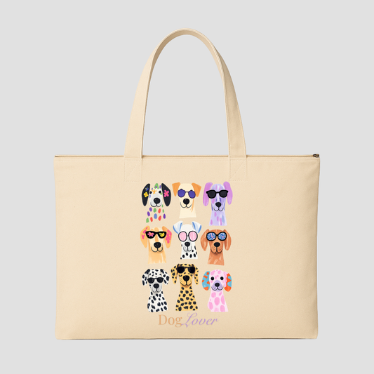 Dog Lover Tote Bags Kia & Kel
