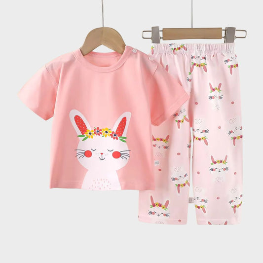 Calm Bunny Kids Pajamas Set