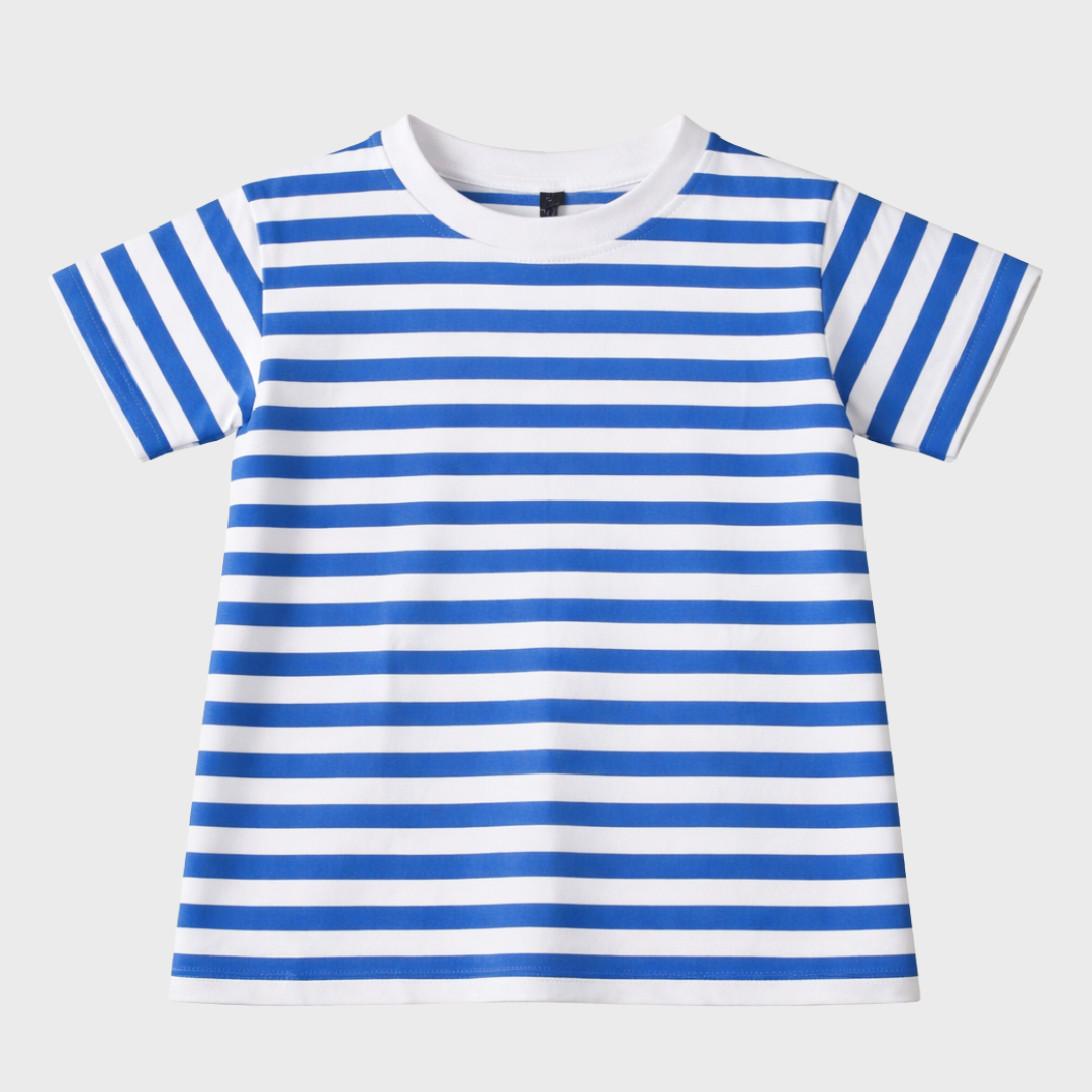 Classic Stripe Kids Short Sleeve T-Shirt Kia & Kel