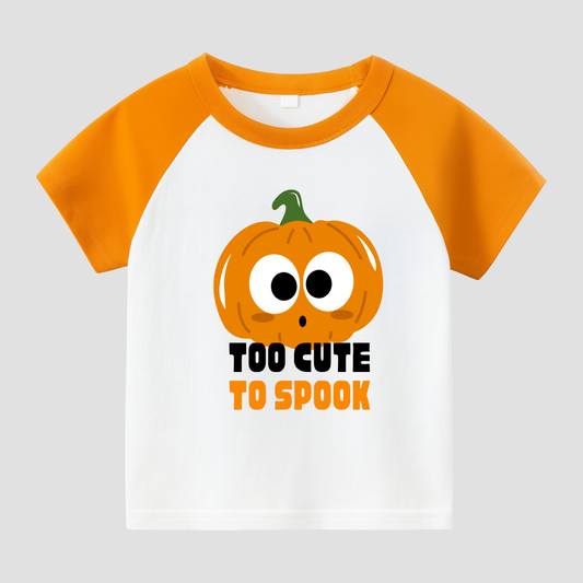 Pumpkin Cutie Kids Short Sleeve T-Shirt