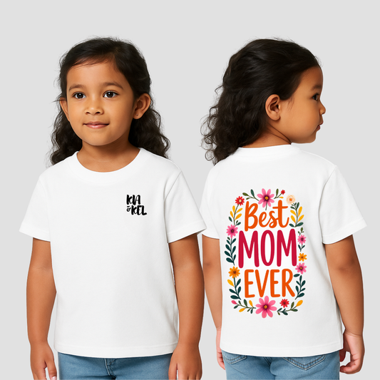 Best Mom Ever Kids BackStory T-Shirt Kia & Kel