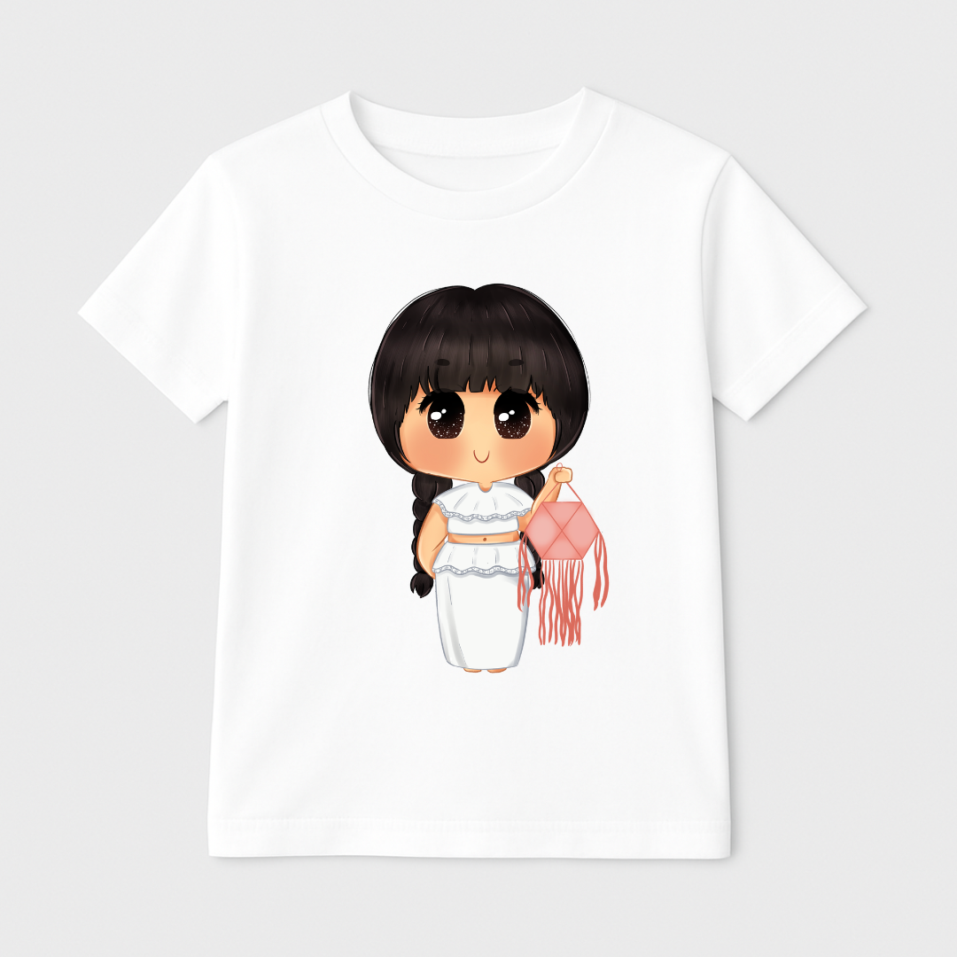 Princess Peace Glow Kids Short Sleeve T-Shirt Kia & Kel