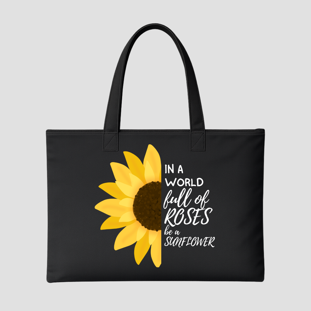 Bloom Bold Sunflower Tote Bags Kia & Kel