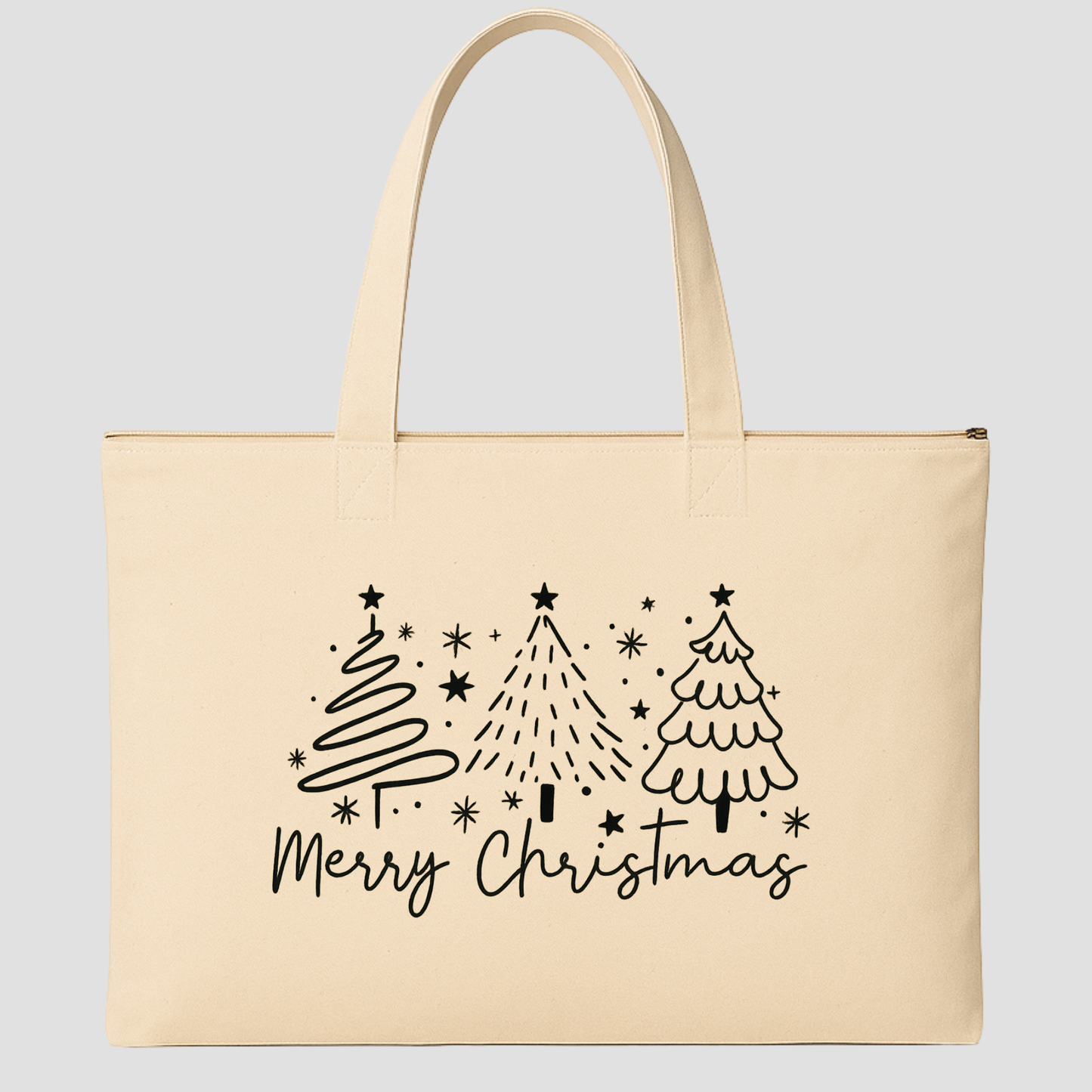 Merry & Cozy Tote Bags (15.5 × 13.5 inches) & (15 × 18 inches)