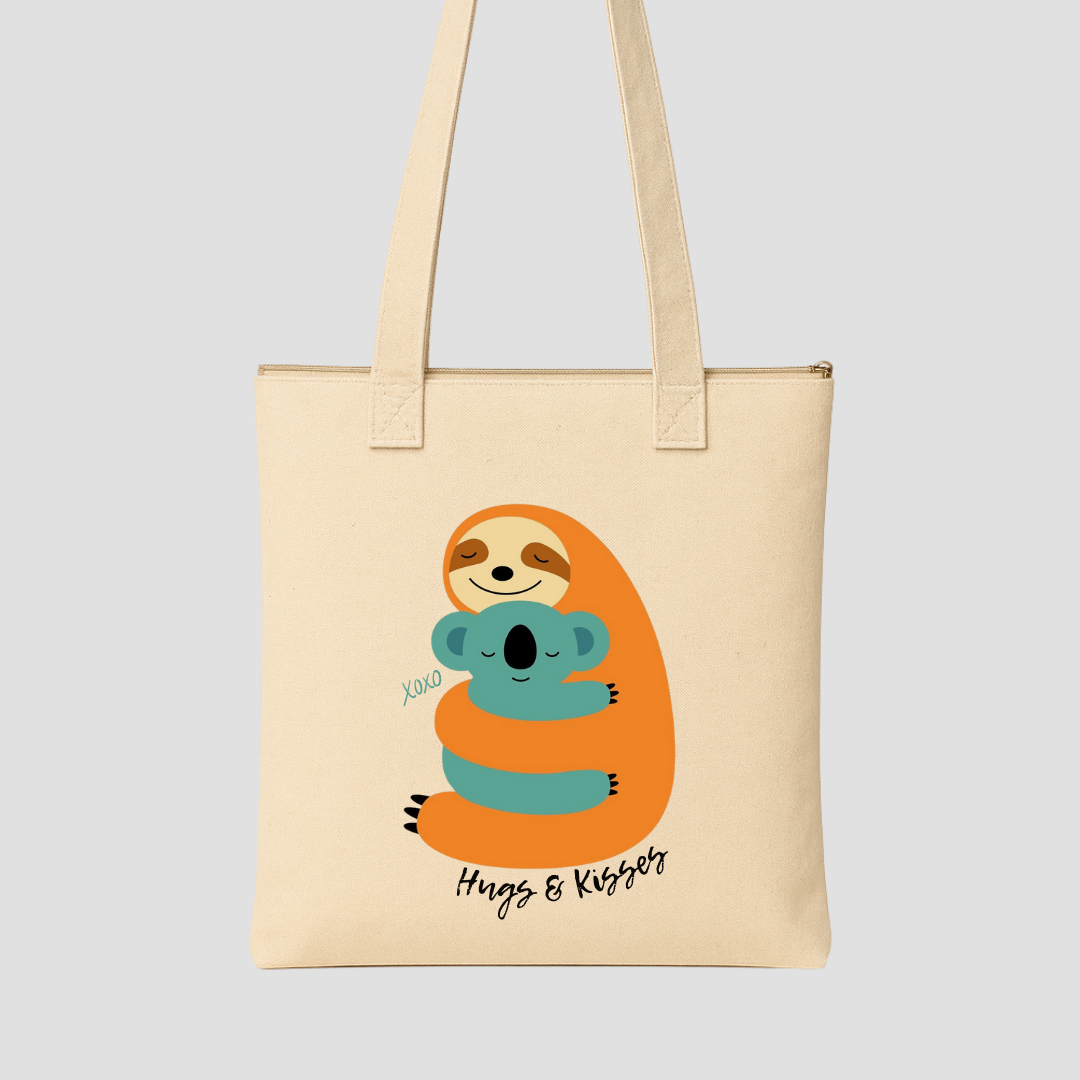 Hugs & Kisses Tote Bags