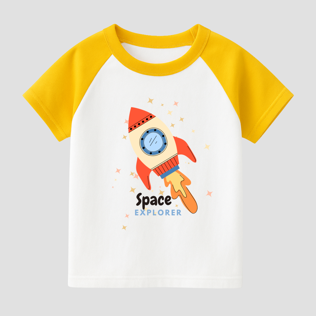 Space Explorer Kids Short Sleeve T-Shirt